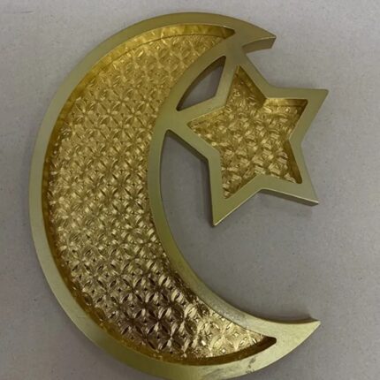Golden Moon And Star Decorative Tray