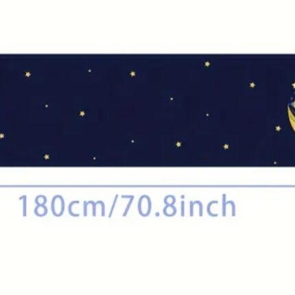 Navy Blue Ramadan Kareem Table Runner - 70.8 inches x 13.7 inches