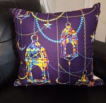 1PC Purple Lantern Theme Throw Pillow Cover 18IN X 18IN