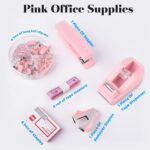 Pink Office Supplies Desk Accessories Set - Image 2