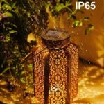1PC Outdoor Solar Hanging Lantern