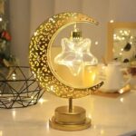 Golden Moon & Star LED Night Light
