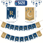 Ramadan Mubarak 2Pc Blue Banner Sign - Image 2