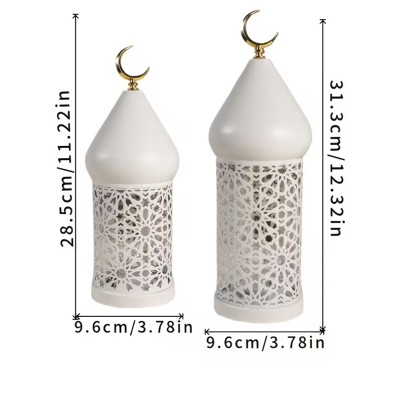 1PC Metal LED Decorative Lantern - Image 2