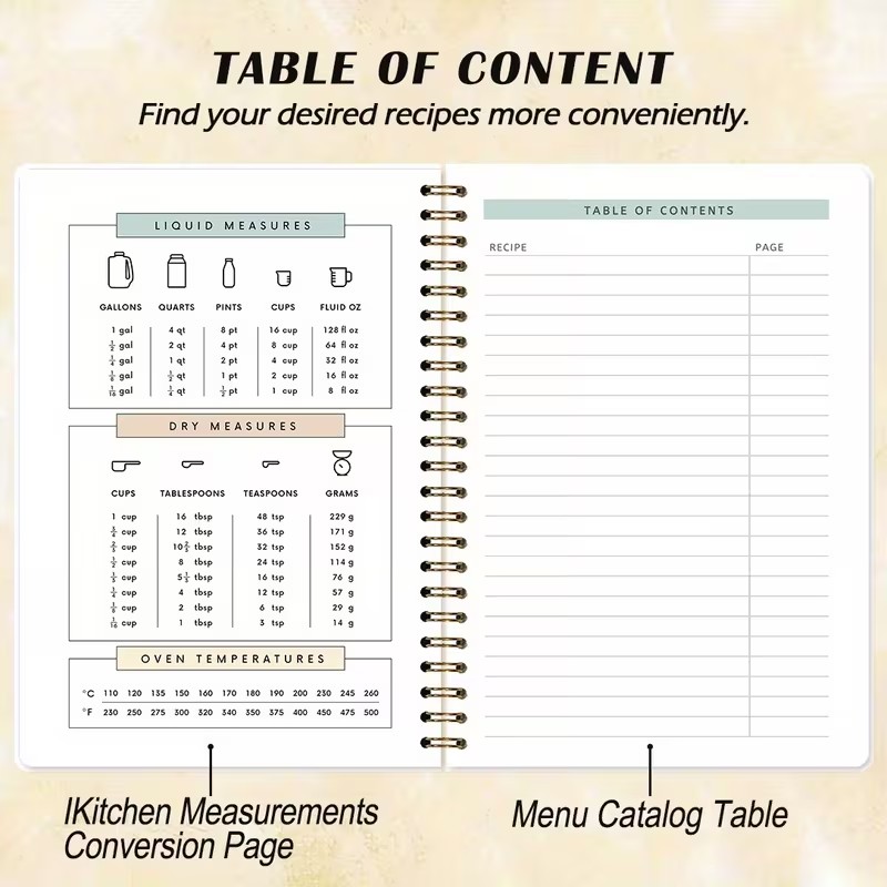 50 Page Colour Illustrated Recipe Book - Image 2