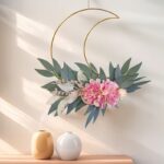Gold Metal Floral Wreath